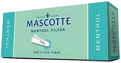 Mascotte menthol filter - menthol, tubes